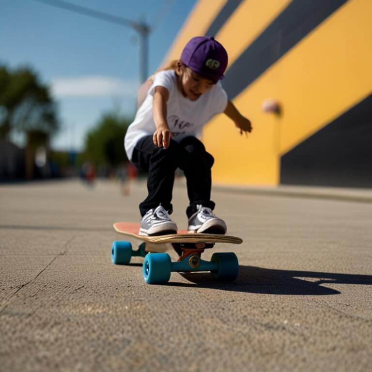 Skateboarders in Action